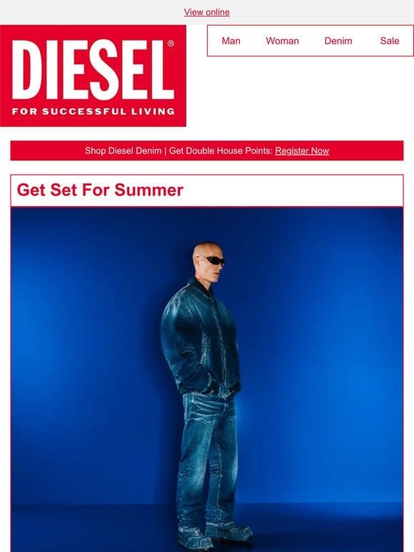 Get Set For Summer With Diesel Denim