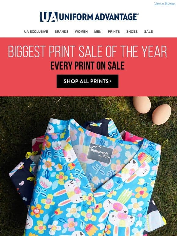 Get Springy with it   EVERY. PRINT. ON. SALE