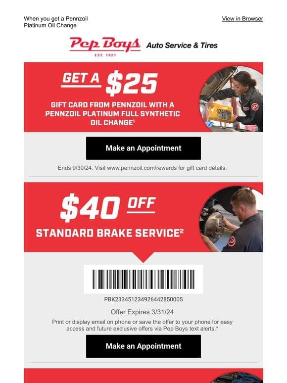 Get a $25 gift card