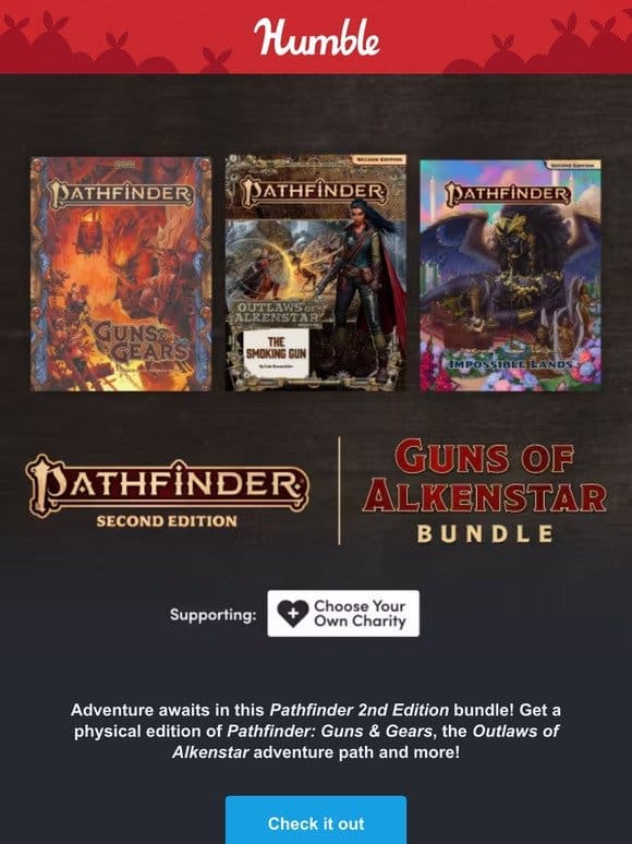 Get a physical edition of Pathfinder: Guns & Gears， VTT adventures & more!