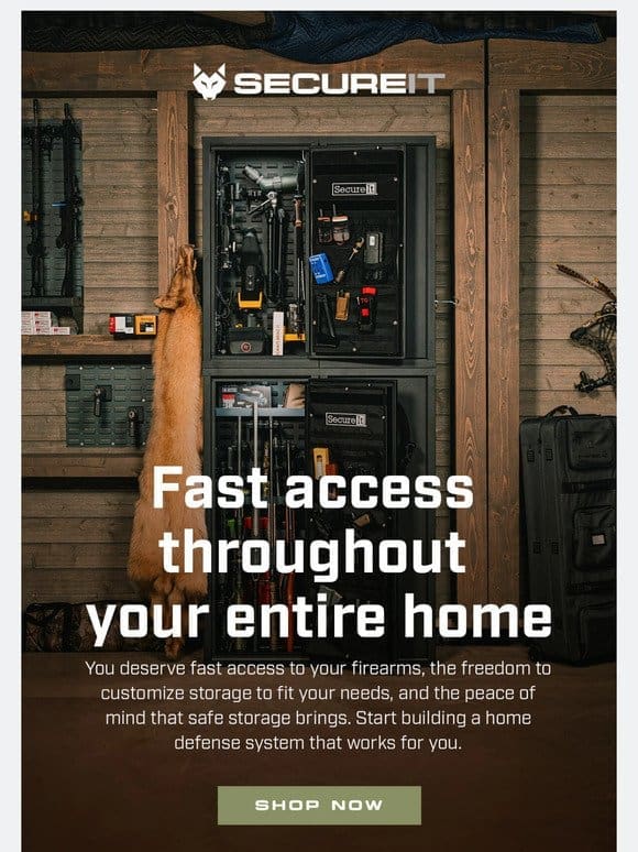 Get faster access to your firearms
