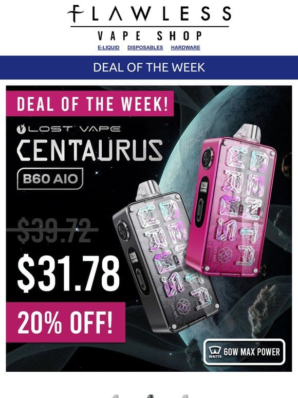 Get the Deal of the Week today!