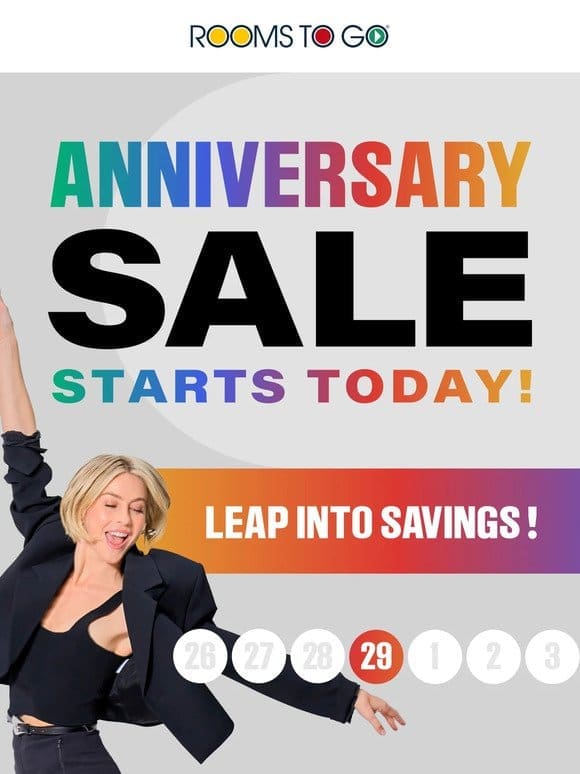 Get the jump on Anniversary Sale savings!