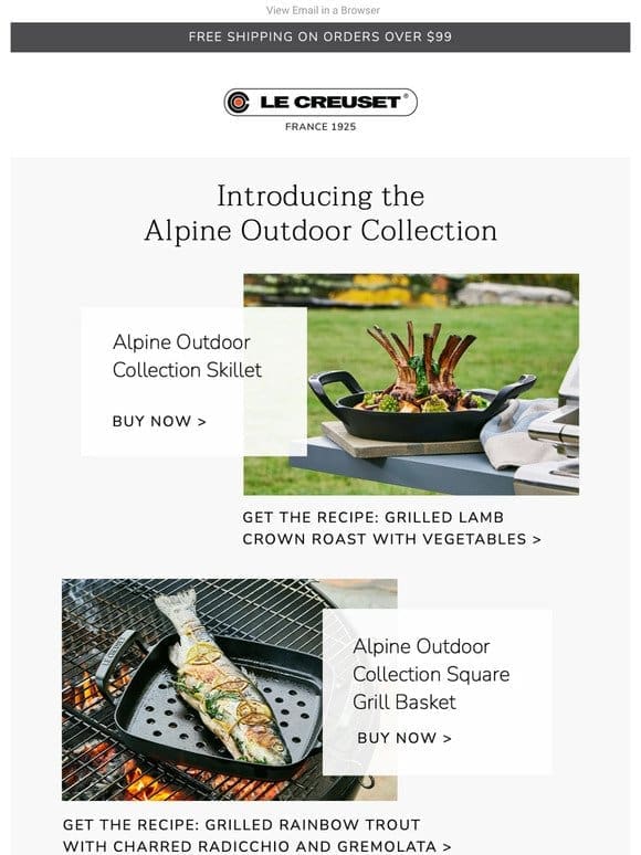 Go beyond the Kitchen with Alpine Outdoor Collection
