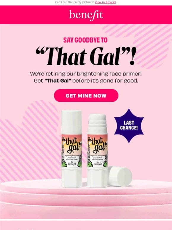 Grab “That Gal” Face Primer before it’s gone!