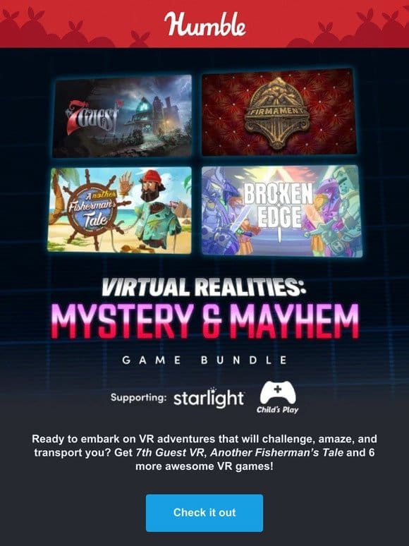 Grab a bundle of VR wonder! Get 7th Guest， Another Fisherman’s Tale & more!