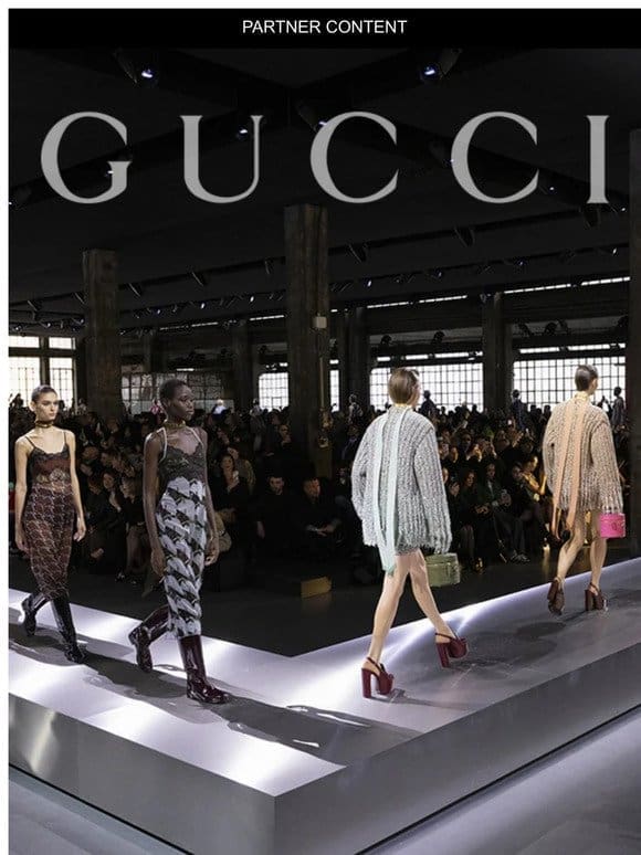 Gucci Fall Winter 2024 women’s collection by Sabato De Sarno