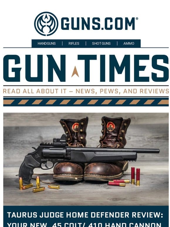 Gun Times – Taurus Judge Home Defender Review