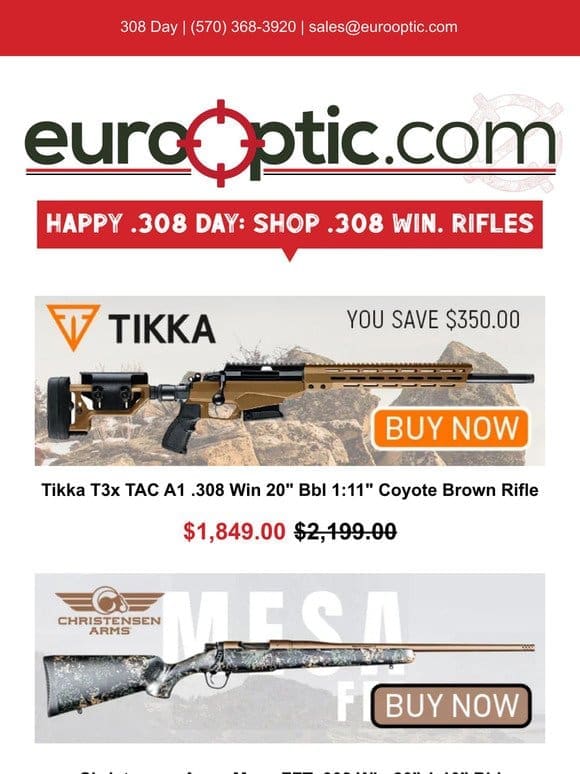 HAPPY 308 DAY: Shop Featured .308 Rifles!