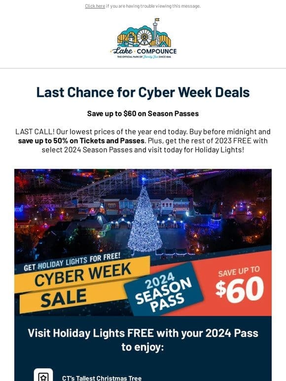 HURRY! Less than 24 Hours Left for Cyber Week Deals!