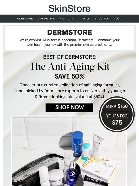 Hand-picked by Dermstore experts: Shop the Anti-Anging Kit