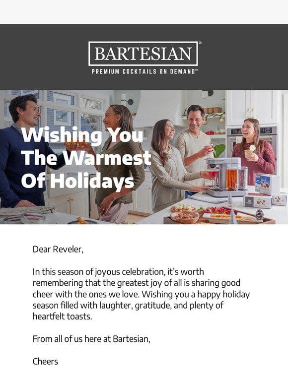 Happy Holidays from Bartesian!