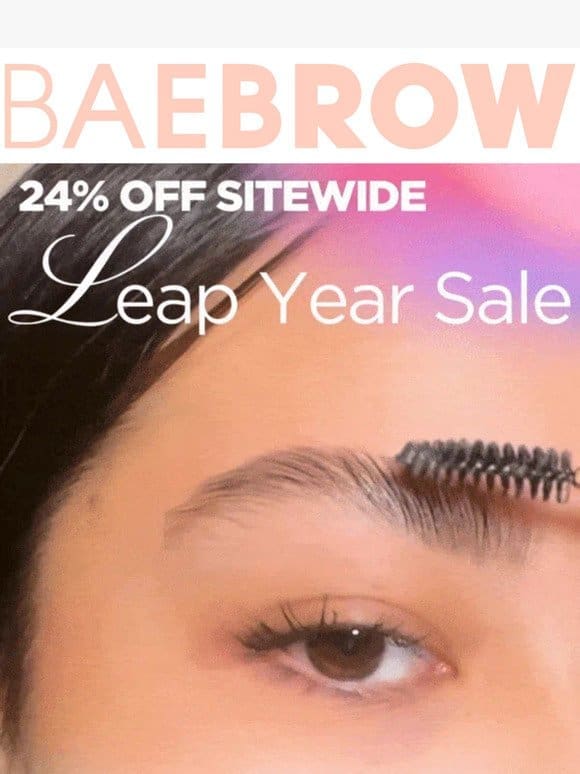Happy Leap Day!   Here’s a 24% OFF Discount For You