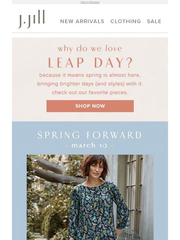 Happy Leap Day! Spring forward with these styles for all your seasonal occasions.