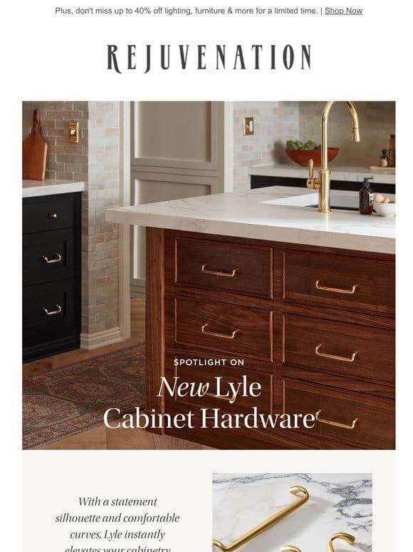 Hardware details your kitchen needs—shop cabinet collections