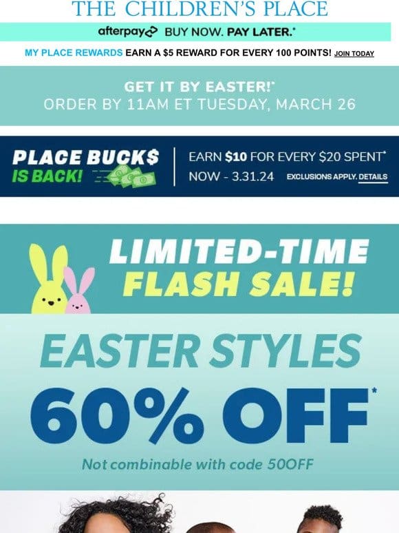 Hatching Now: Easter Flash Sale ALL 60% OFF!