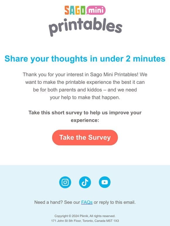 Help shape the future of Printables – Your input matters!