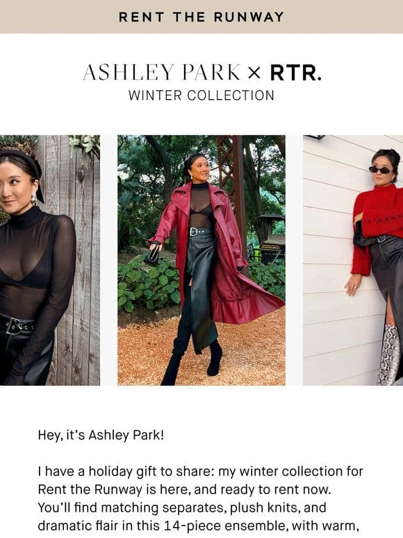 Hey， it’s Ashley Park!