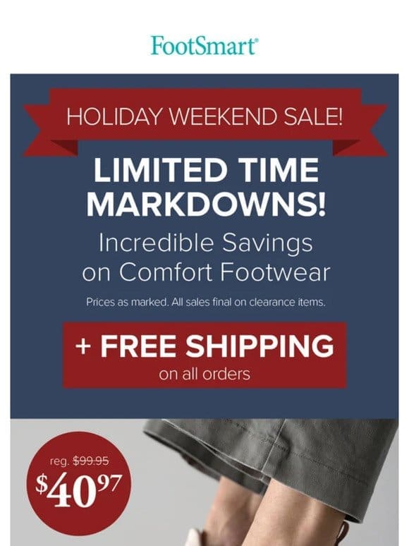 Holiday Sale!  ⚪   Limited Time Markdowns