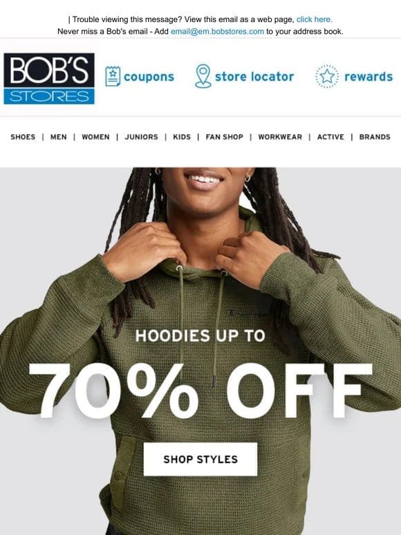 Hoodies Up to 70% OFF