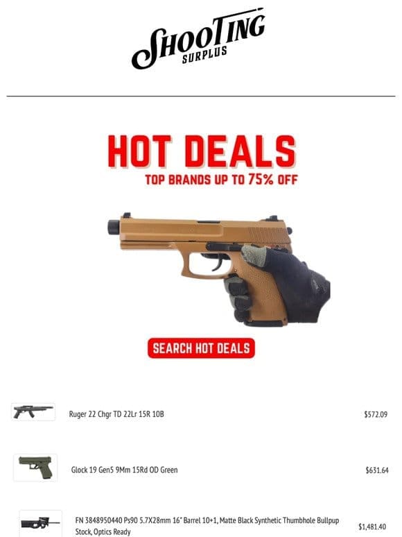 Hot Deals of the Day.