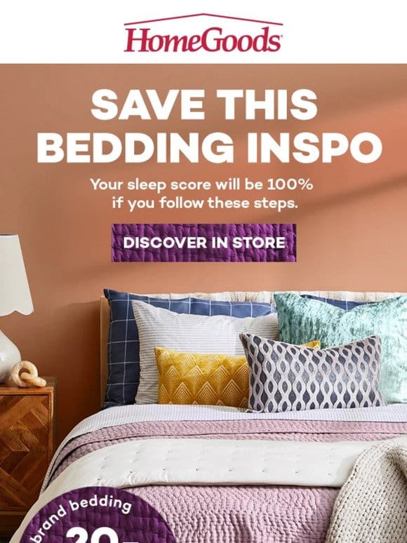 How to style the bed of your dreams >​