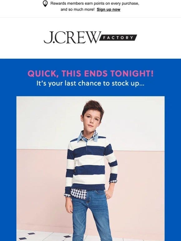 Hurry! Extra 15% OFF ENDS TONIGHT…