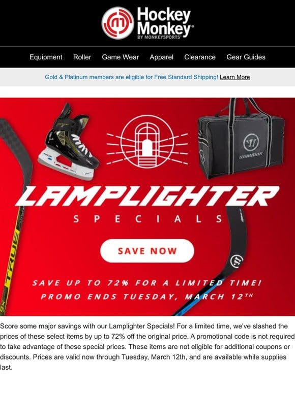 Hurry! Lamplighter Specials Wrap Up Tonight! Save Up to 72% on Select Items!