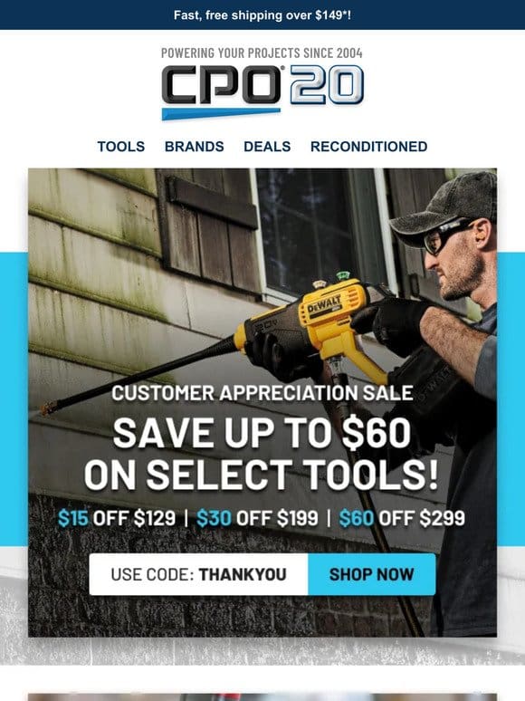 Hurry! Limited Time Offer – Take up to $60 off Top-Rated Tools!