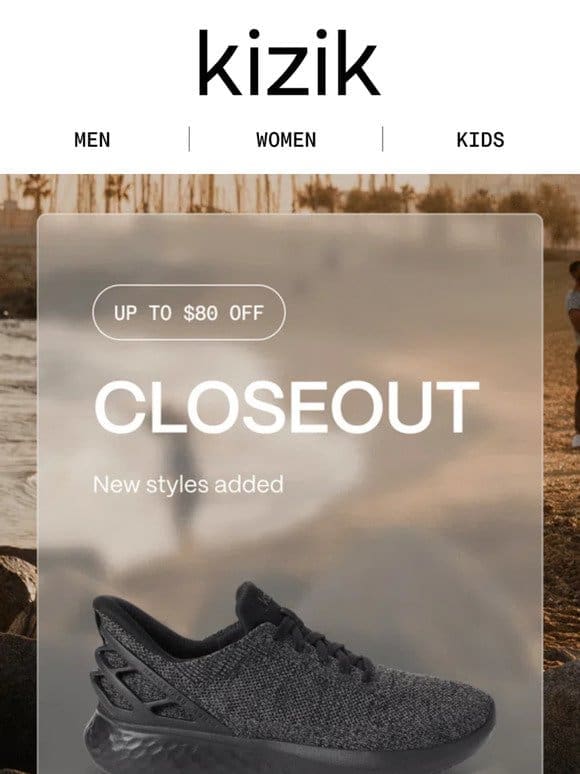 Hurry! Shop NEW closeouts