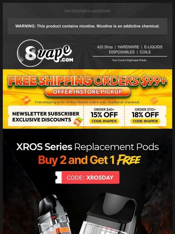 Hurry! Xros Pods-Buy 2， Get 3rd Free!