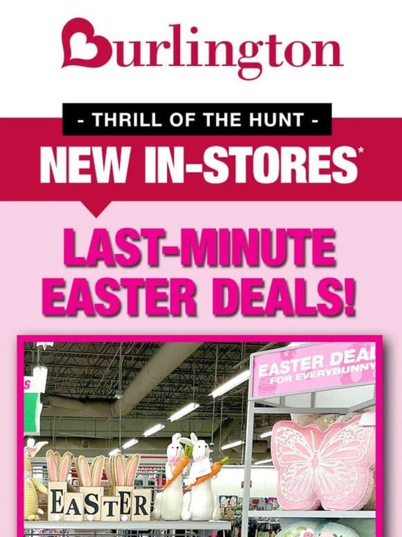 Hurry in for last-minute Easter gifts!