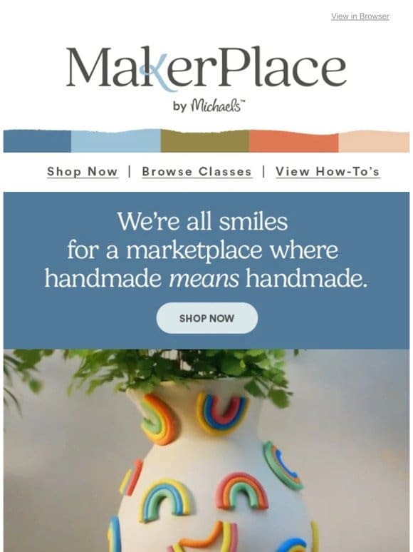 ICYMI: Meet MakerPlace， the new online marketplace that’s made for handmade ➡️