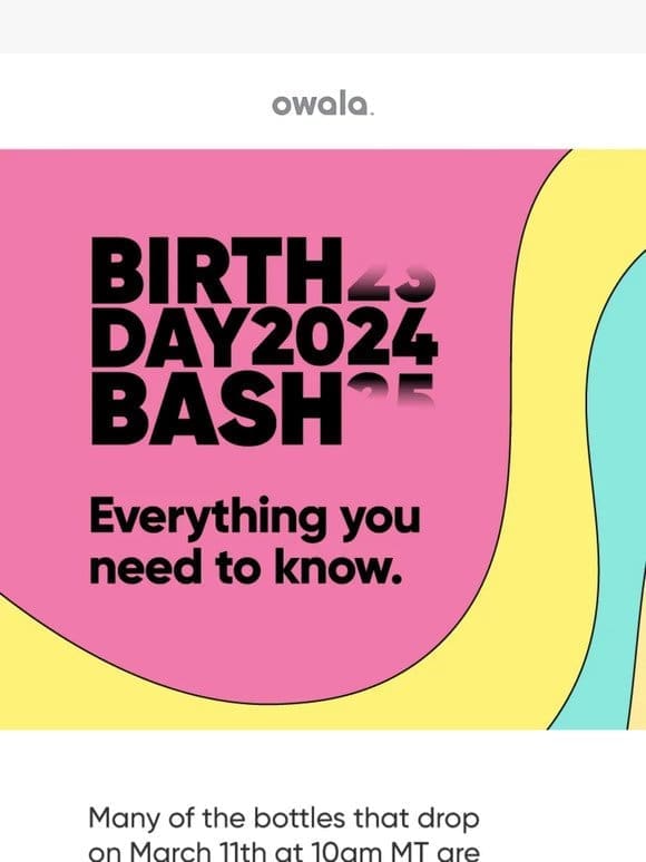 Important: Birthday Bash