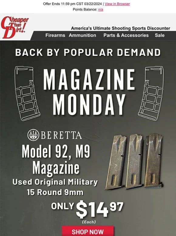 Increase Your Round Count with Magazine Monday
