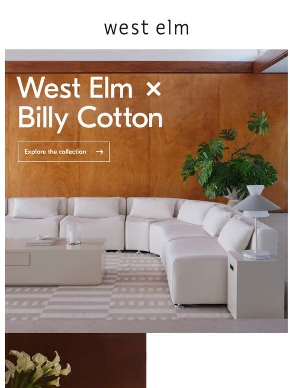 Introducing Billy Cotton x West Elm