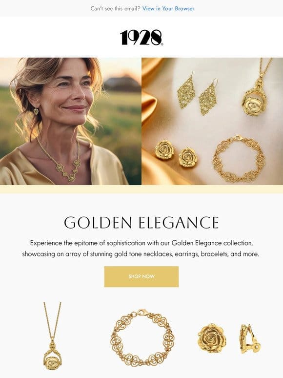 Introducing Golden Elegance Jewelry Collection