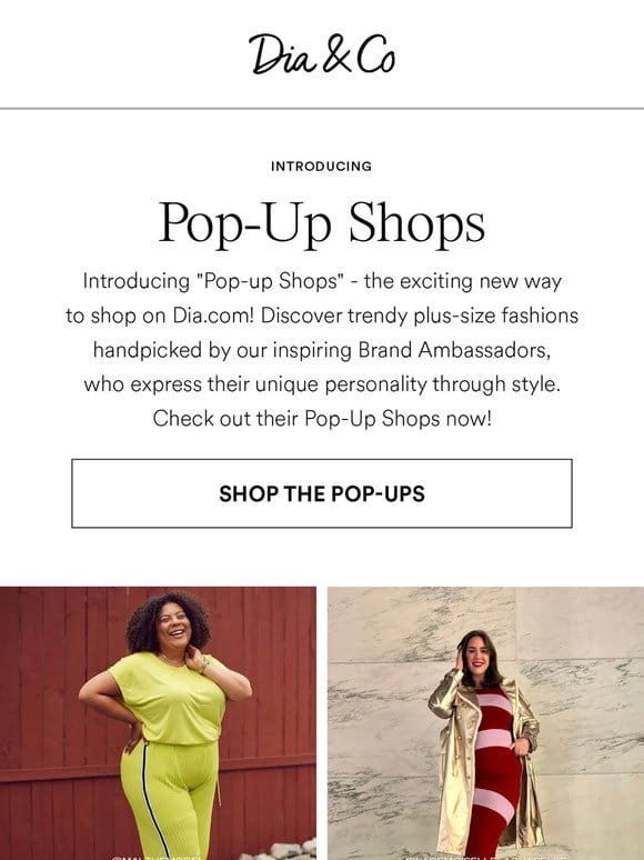 Introducing: Pop-Up Shops