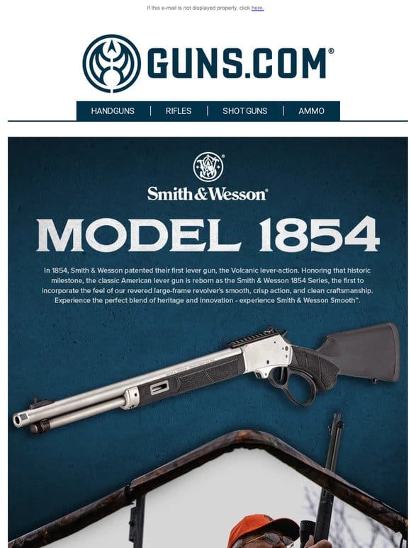Introducing The Model 1854 From Smith & Wesson – SHOP NOW!