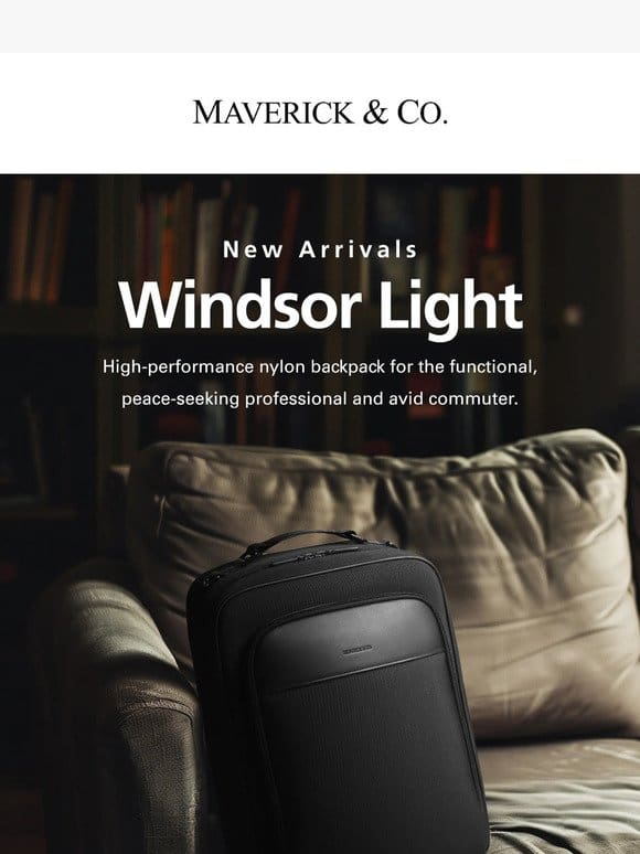 Introducing: Windsor Light Business Backpack