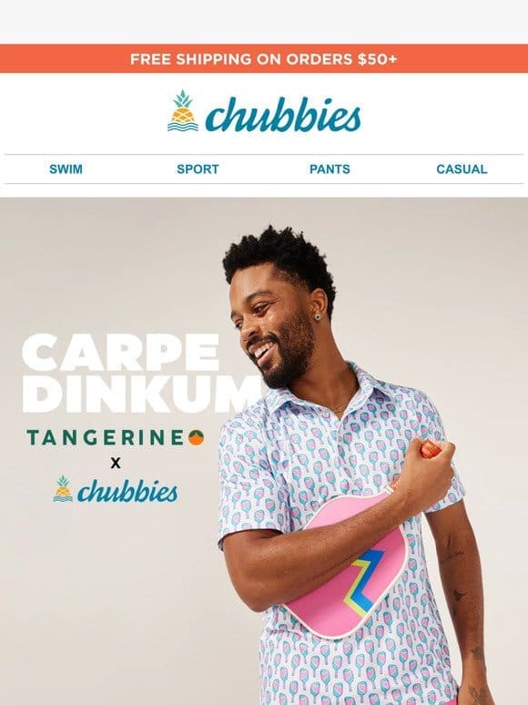 Introducing the Chubbies Pickleball Paddle