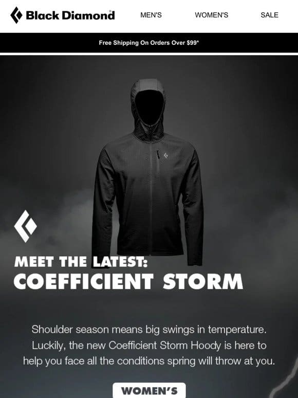 Introducing the New Coefficient Storm Hoody