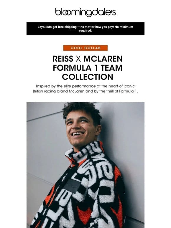 Introducing the REISS x McLaren Formula 1 Team Collection
