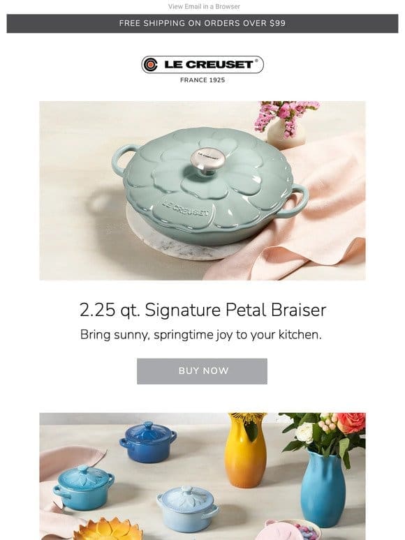 Introducing the Signature Petal Braiser for Spring