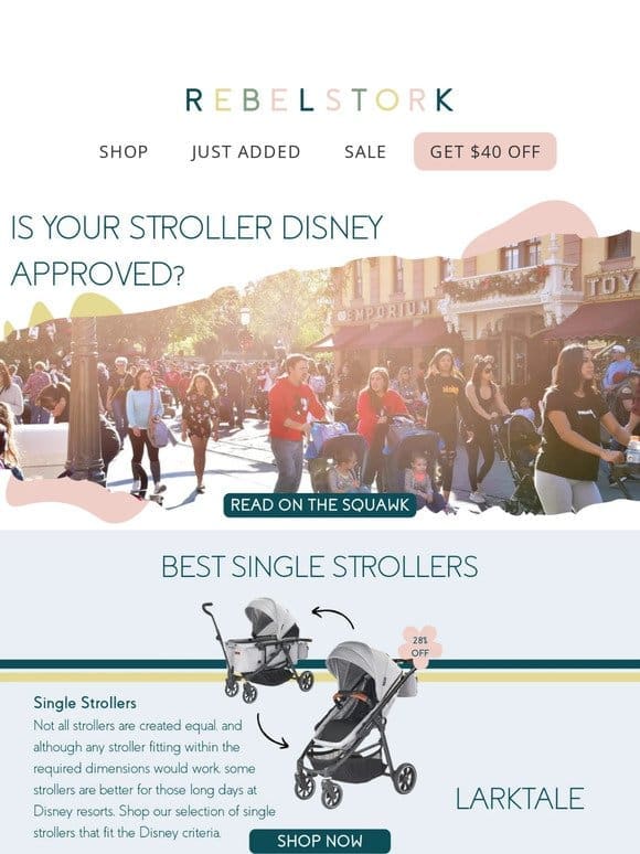 Is Your Stroller Disney Approved?