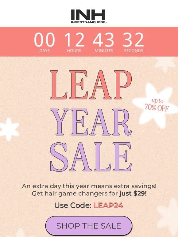 Issa Leap Year sale!!