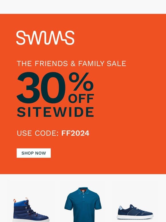 It’s Back: Friends & Family Sale