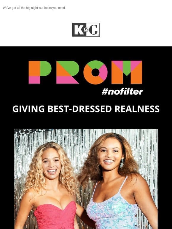 It’s prom szn! Snag $59.99+ Dresses & more