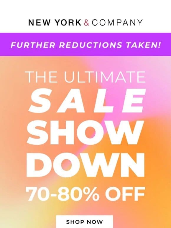 It’s the Ultimate Sale Showdown!