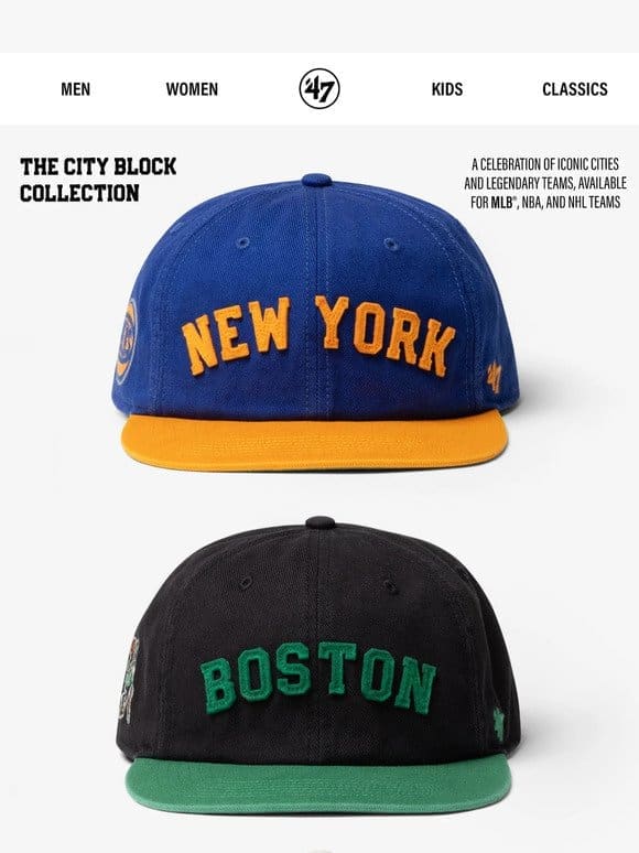 JUST ARRIVED: The City Block Collection